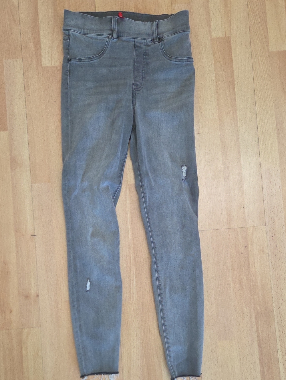 Spanx Jean-ish Distressed Ankle Skinny Leggings - Size S/P